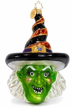 Christopher Radko Halloween Hideous Lydia Witch Ornament 2006 1012256 4.5”